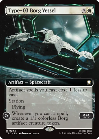 Type-03 Borg Vessel (Extended Art) [Star Trek Commander]