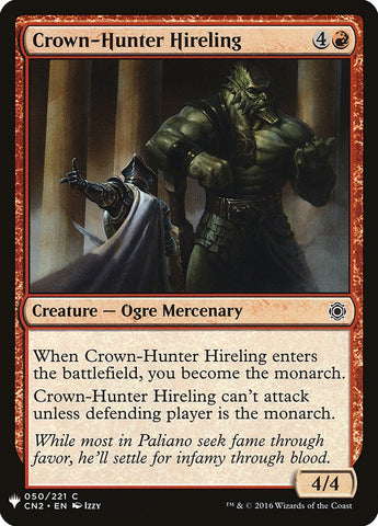 Crown-Hunter Hireling [Mystery Booster]