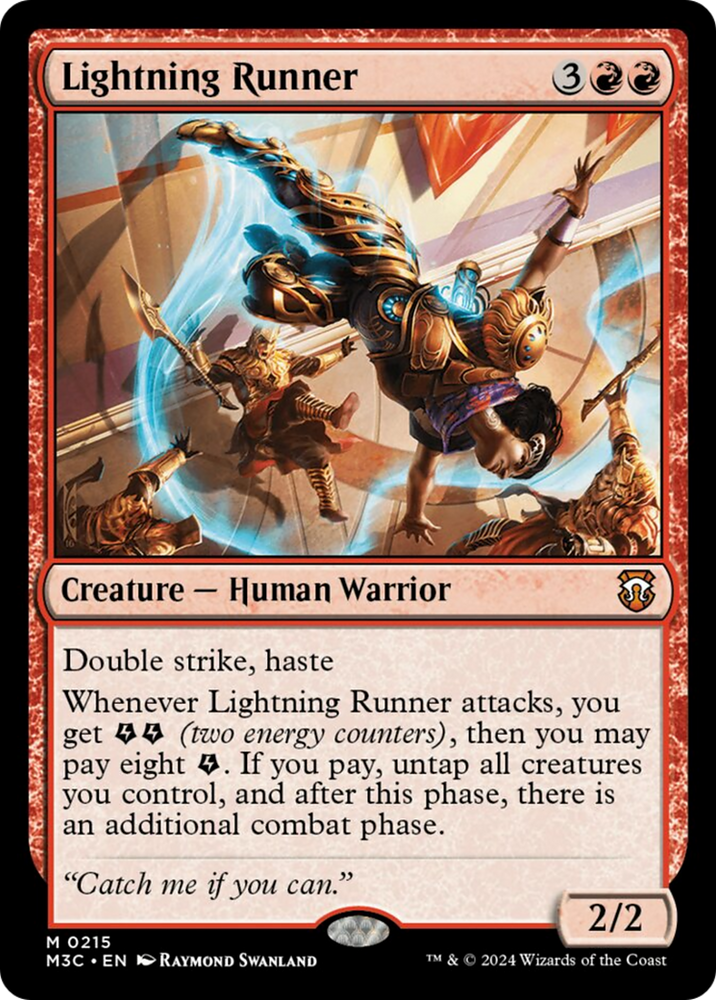 Lightning Runner (Ripple Foil) [Modern Horizons 3 Commander]