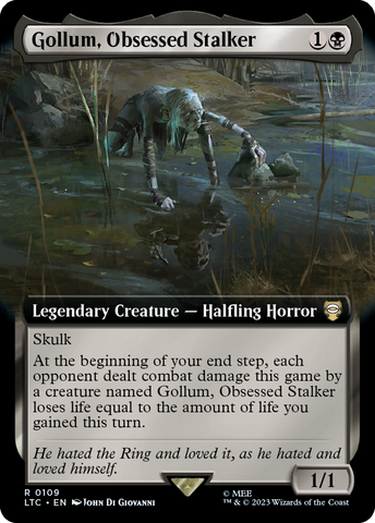 Gollum, Obsessed Stalker (Extended Art) [The Lord of the Rings: Tales of Middle-Earth Commander]