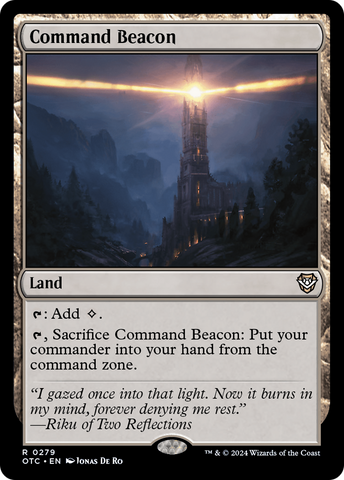 Command Beacon [Outlaws of Thunder Junction Commander]