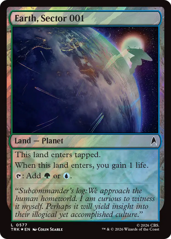 Earth, Sector 001 (Surge Foil) [Star Trek]