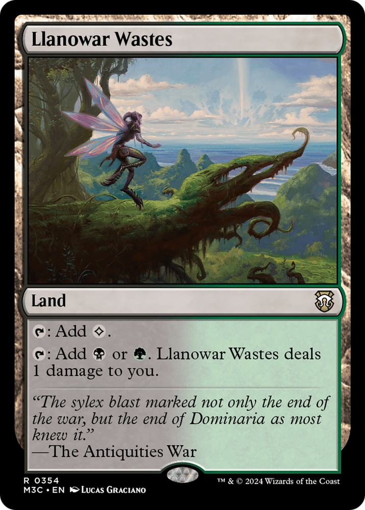 Llanowar Wastes (Ripple Foil) [Modern Horizons 3 Commander]