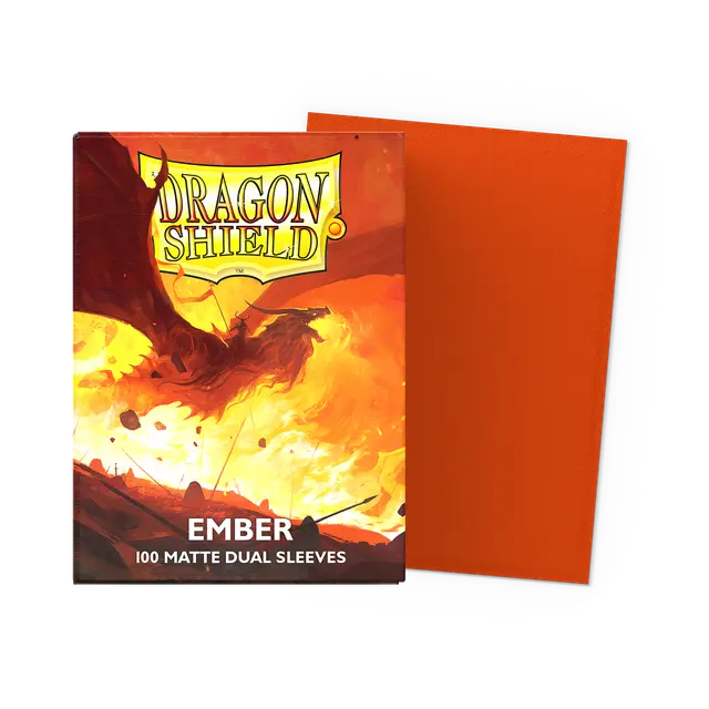 Dragon Shield Sleeves: Standard Dual Matte - Ember