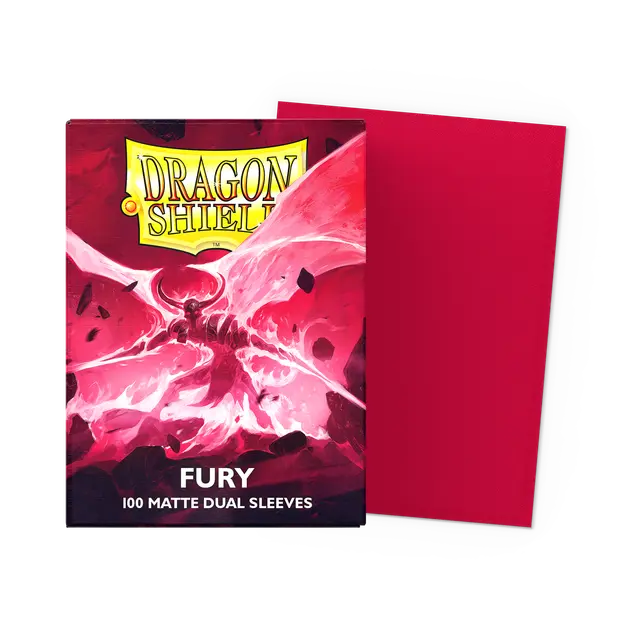 Dragon Shield Sleeves: Standard Dual Matte - Fury