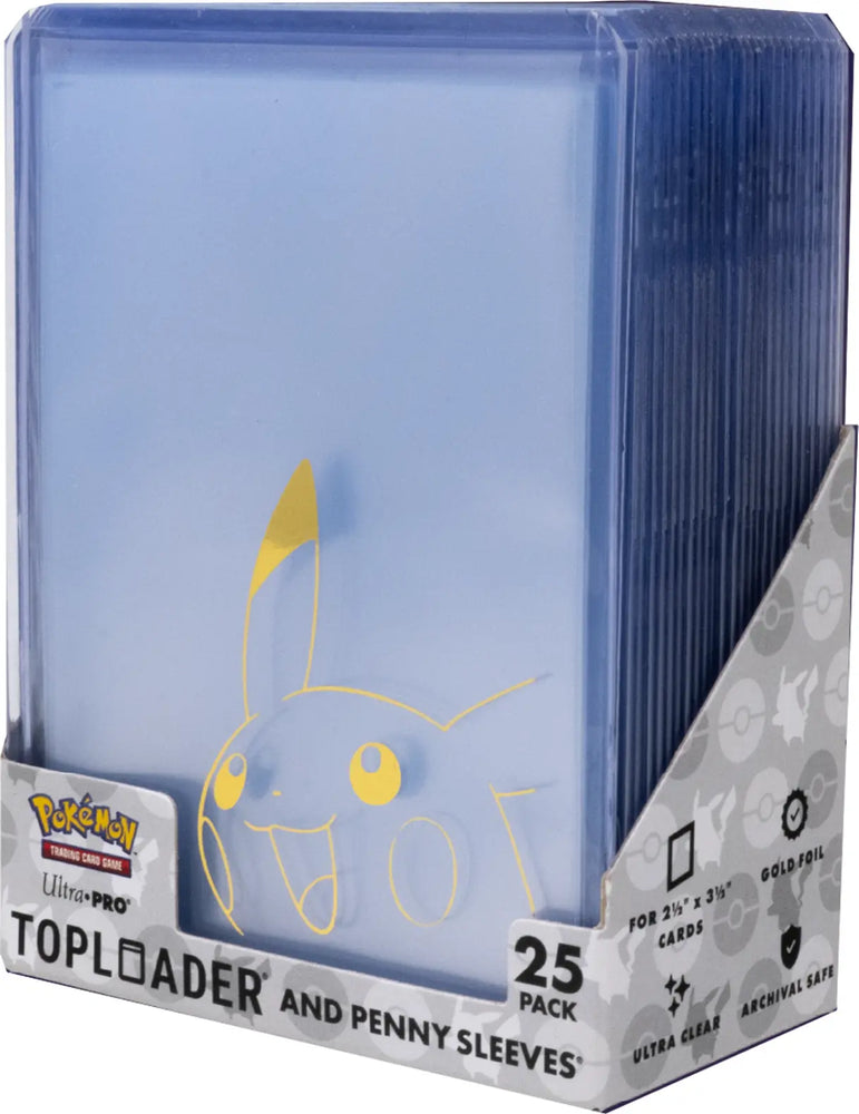 UP Pikachu Toploader and Penny Sleeves Combo Pack