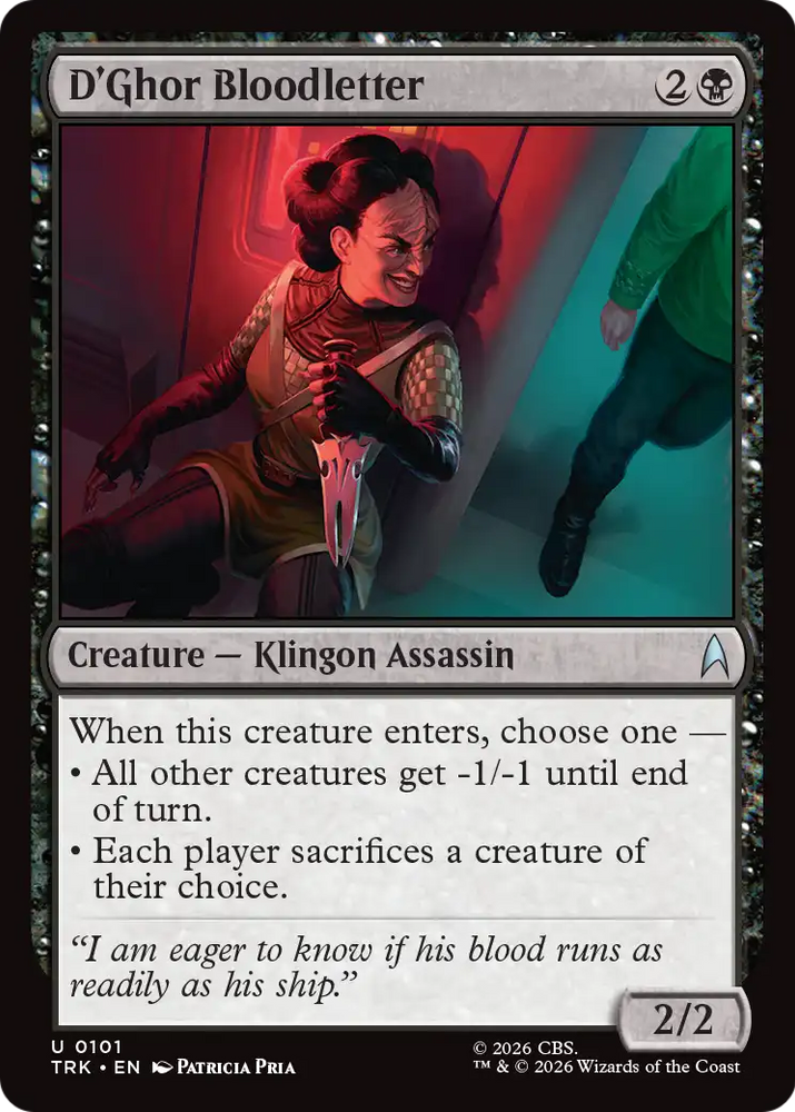 D'Ghor Bloodletter [Star Trek]