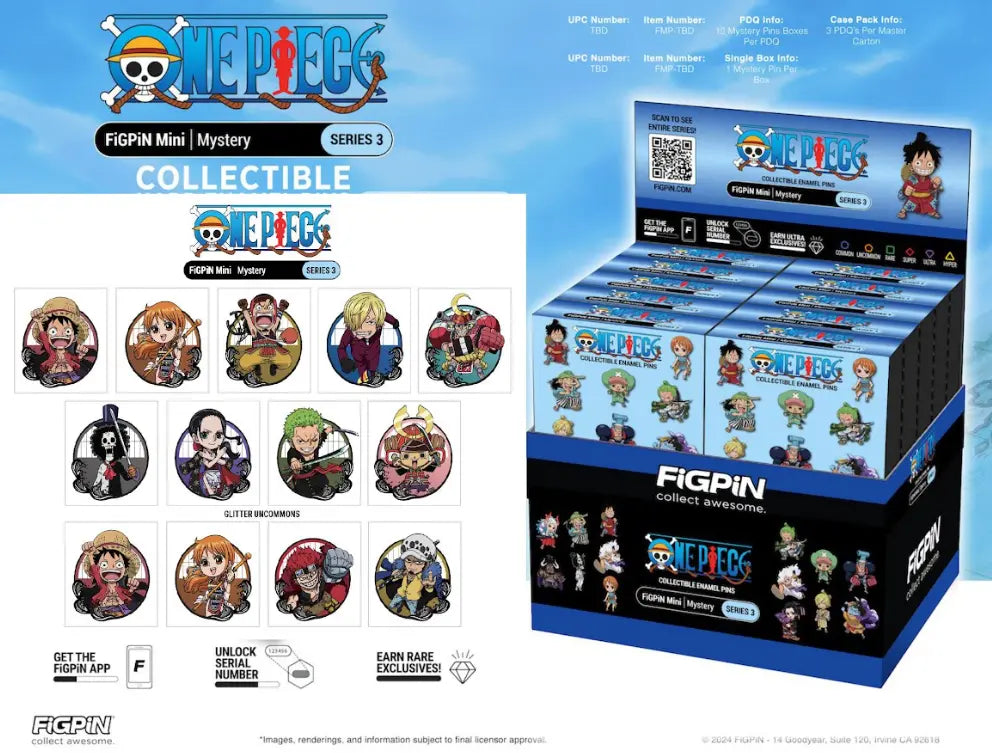 FiGPiN One Piece Mystery Collectible Enamel Pin Series 2