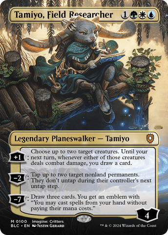 Tamiyo, Field Researcher (Borderless) [Bloomburrow Commander]