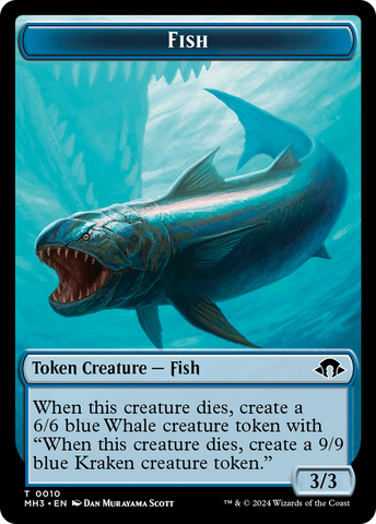 Fish Token [Modern Horizons 3 Tokens]