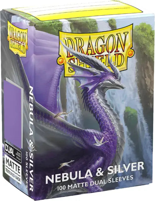 Dragon Shield Sleeves Matte Dual Nebula and silver