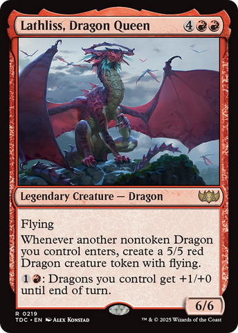 Lathliss, Dragon Queen [Tarkir: Dragonstorm Commander]