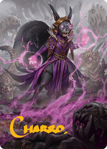 Liliana of the Dark Realms Art Card (Gold-Stamped Signature) [Bloomburrow Art Series]