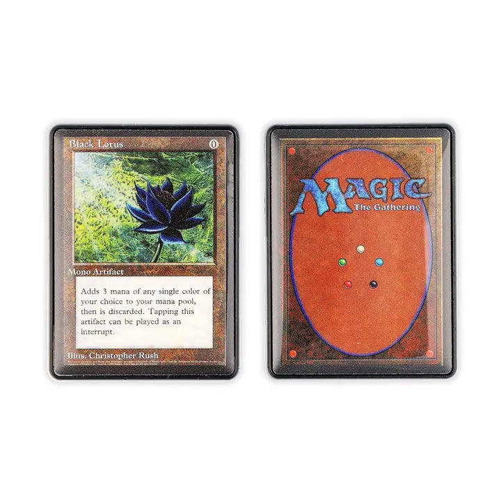 Magic: the Gathering Black Lotus Card 2-Piece Enamel Pin Set