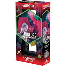 Sirius Dice: Dungeons & Dragons Adventure Round-Edged Dice Set - Darklord Viktra Mordenheim