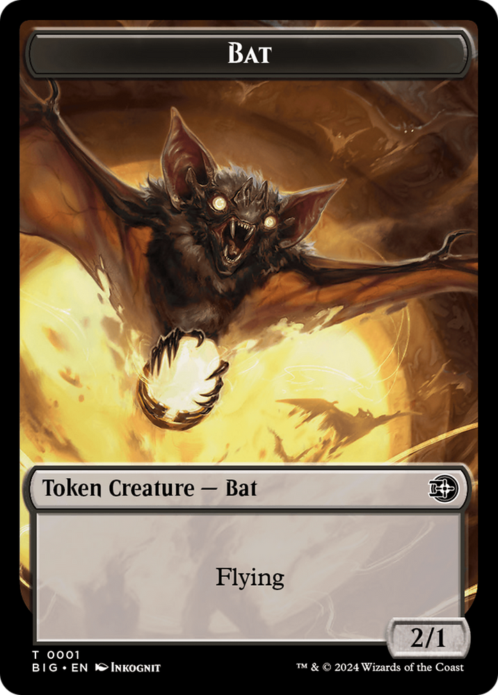 Bat // Plot Double-Sided Token [Outlaws of Thunder Junction: The Big Score Tokens]