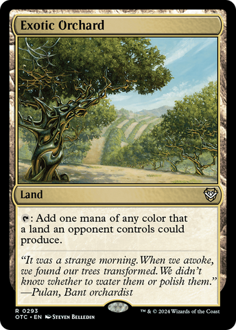 Exotic Orchard [Outlaws of Thunder Junction Commander]