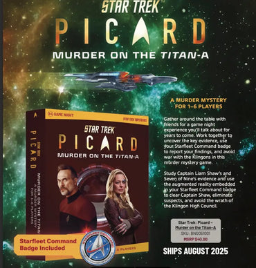 Beadle and Grimm's Star Trek Picard Murder on the Titan-A (Murdery Mystery Game)