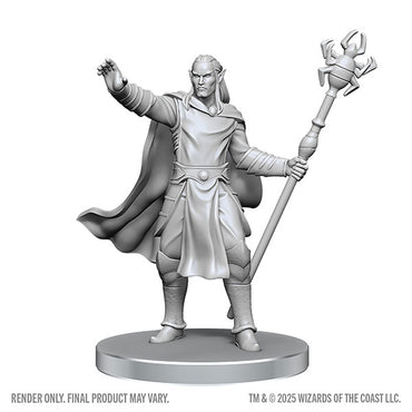 D&D Nolzur's Marvelous Miniatures: Unpainted Minis- Wave 28- Drow Mage & Yochlol