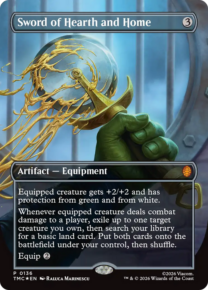 Sword of Hearth and Home (Borderless) [Teenage Mutant Ninja Turtles Promos]