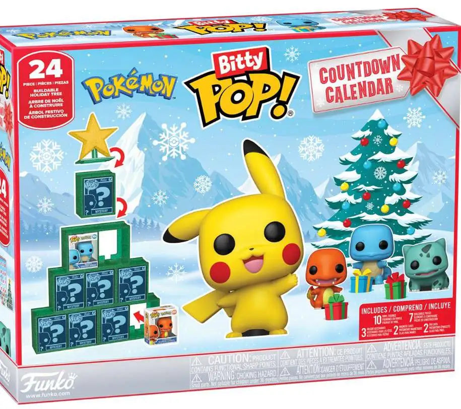 Funko Pokemon Bitty POP! 2026 Edition Mini Vinyl Figure Countdown Calendar