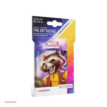 Marvel Champions LCG: Rocket Raccoon Fine Art Sleeves