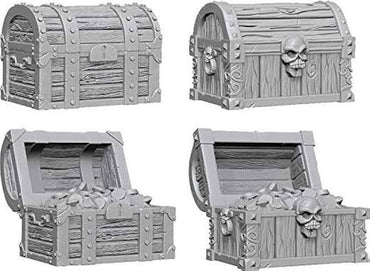 Wizkids Deep Cuts Unpainted Miniatures: Chests