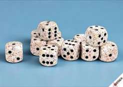 Chessex Speckled 16MM D6 Dice Black