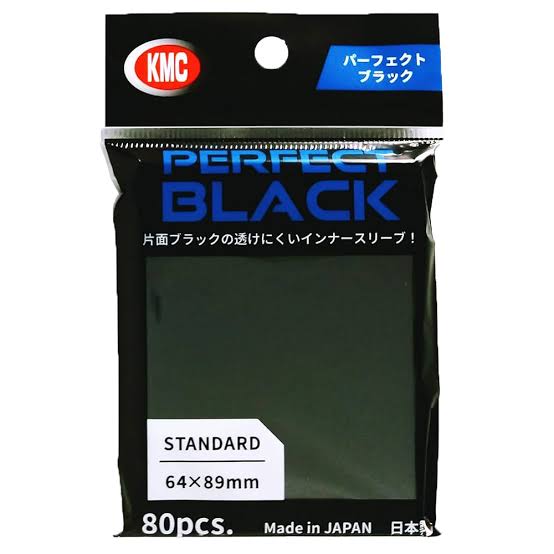 KMC Card Sleeves: Perfect Fit Black
