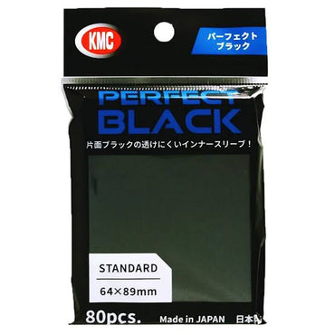 KMC Card Sleeves: Perfect Fit Black