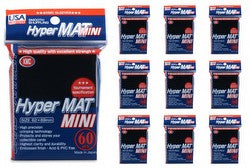 KMC Small Sleeves USA Pack Hyper Matte Black 60-Count