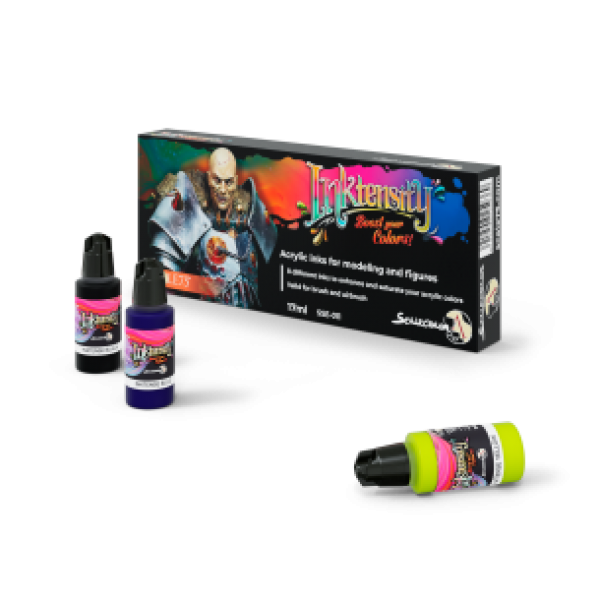 Scale Color Range: Paint Set - INKTENSITY (8 Bottles 17 ML)
