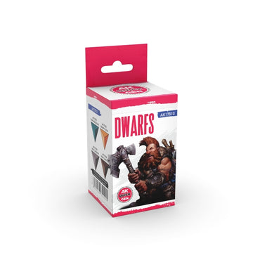 AK-Interactive: Quick Gen Acrylic Contrast -Dwarfs (Quick Gen Set)