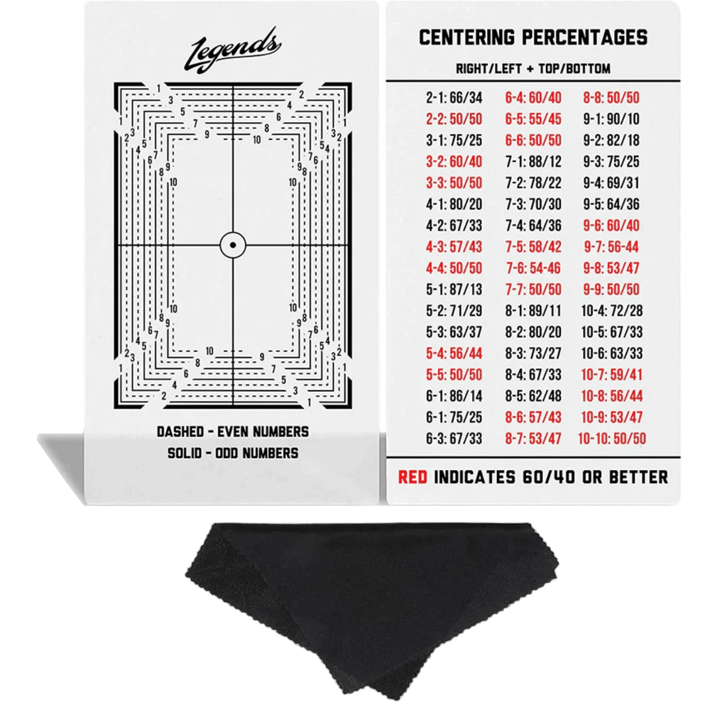 Legends Card Grading Centering Tool