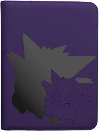 Ultra Pro Pokemon Trading Card Game Elite Series Gengar 9-Pocket Zippered Pro Binder