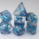 Young Blue Dragon RPG Dice Set