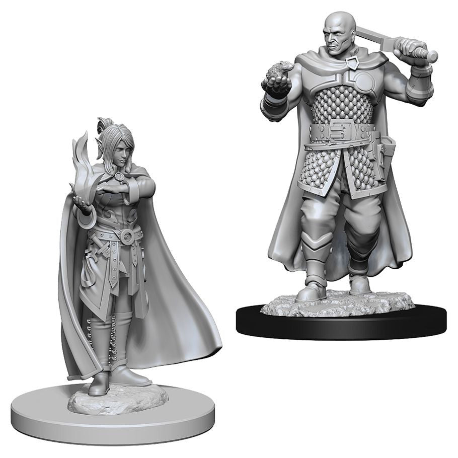 D&D: Nolzur's Marvelous Minis: Human Ranger & Moon Elf Sorcerer