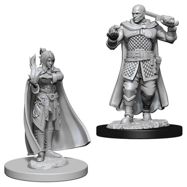D&D: Nolzur's Marvelous Minis: Human Ranger & Moon Elf Sorcerer