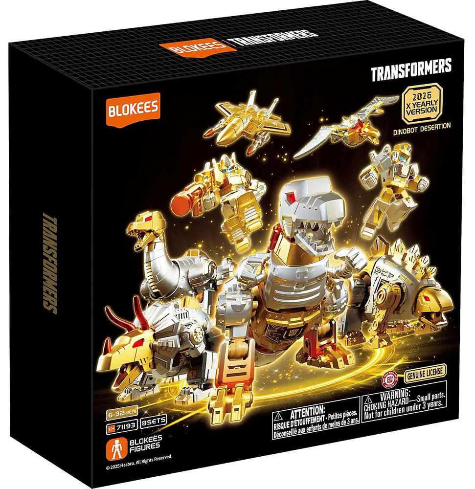 Transformers XYV03 2026 Yearly Golden Dinbot Figure