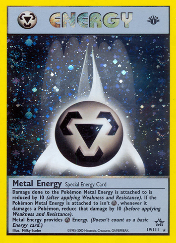 Metal Energy (19/111) [Neo Genesis 1st Edition]