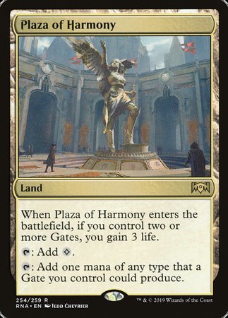Plaza of Harmony [Ravnica Allegiance]