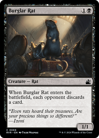 Burglar Rat [Ravnica Remastered]