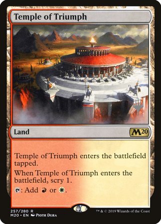 Temple of Triumph [Core Set 2020 Promos]
