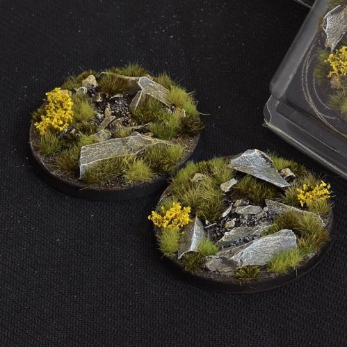 Gamer Grass- Battle Ready Bases: Highland Round 60mm