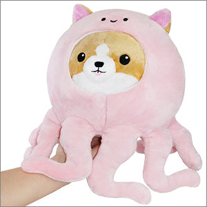 Undercover Squishable: Fuzzy Corgi in Octopus