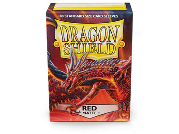 Dragon Shield Box of 100 in Matte Red