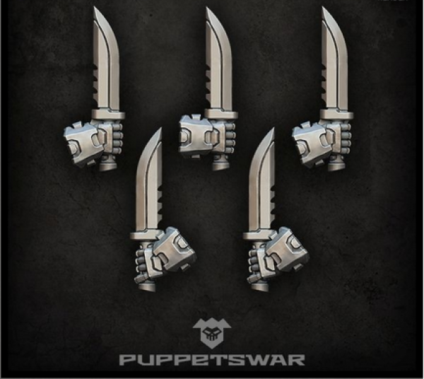 Puppets War Accessories: Knives Pads (Right, 5)