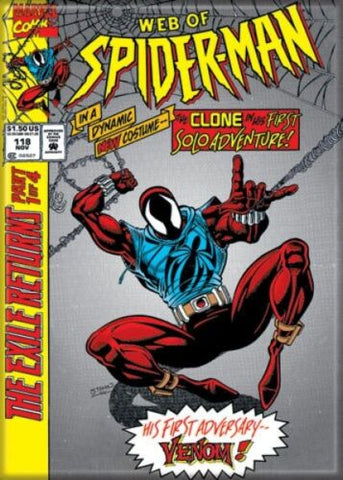 ATA Boy Carded Magnet: Web of Spider Man 118