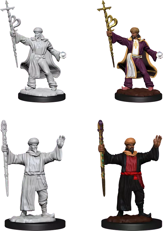 Dungeons & Dragons Nolzur's Marvelous Miniature Human Male Wizard Version 3