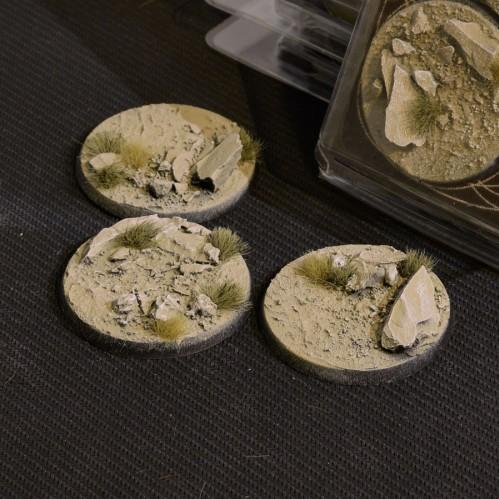 Gamer Grass- Battle Ready Bases: Arid Steppe Round 50mm